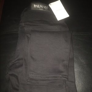 Black balmain jeans